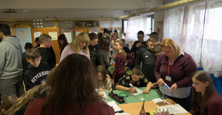 Predstavljanje projekta STEP for STEM učenicima Osnovne škole Andrije Kačića Miošića u Donjoj Voći