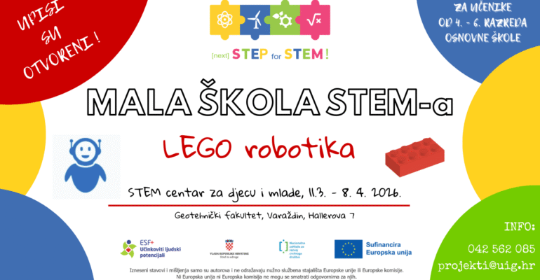 Otvoreni upisi u 2. ciklus Male STEM škole „Lego robotika“