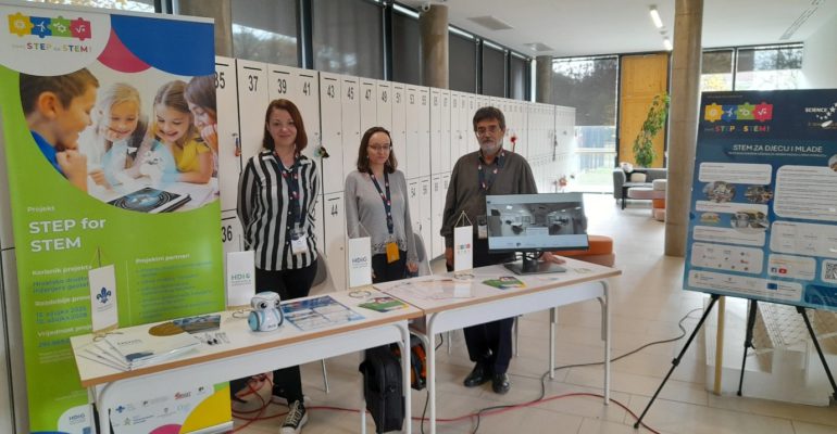 Predstavljanje projekta na 2. festivalu Science on Stage, Hrvatska