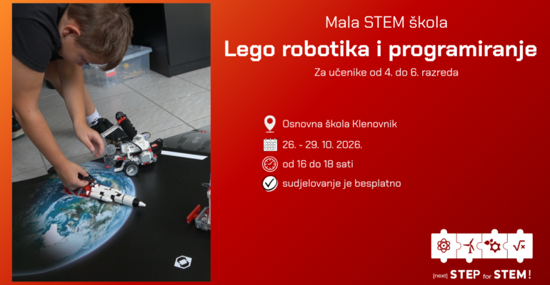 Otvoreni upisi u 4. ciklus Male STEM škole „Lego robotika“